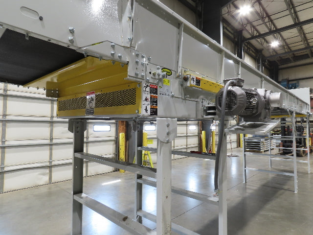 Hytrol HSS 49"x 53' Slider Bed Conveyor 47"Belt 5Hp 3PH Center Drive 140fpm