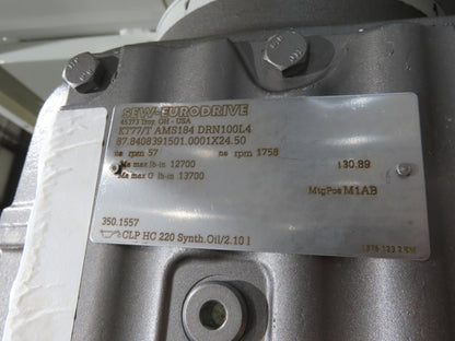 Hytrol HSS 49"x 53' Slider Bed Conveyor 47"Belt 5Hp 3PH Center Drive 140fpm