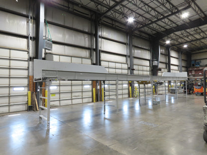 Hytrol HSS 49"x 53' Slider Bed Conveyor 47"Belt 5Hp 3PH Center Drive 140fpm