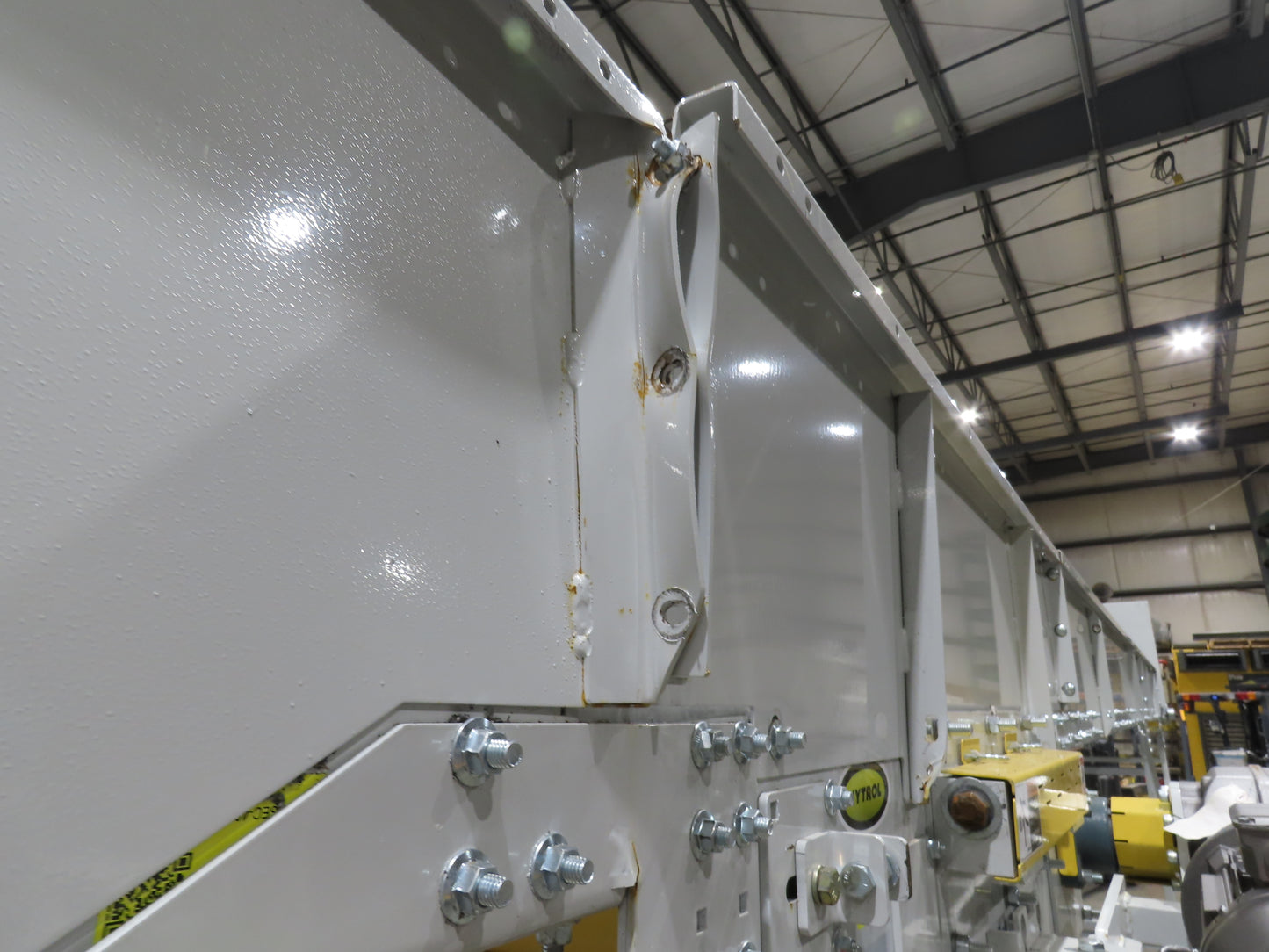 Hytrol HSS 49"x 53' Slider Bed Conveyor 47"Belt 5Hp 3PH Center Drive 140fpm