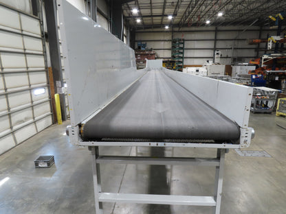 Hytrol HSS 49"x 53' Slider Bed Conveyor 47"Belt 5Hp 3PH Center Drive 140fpm