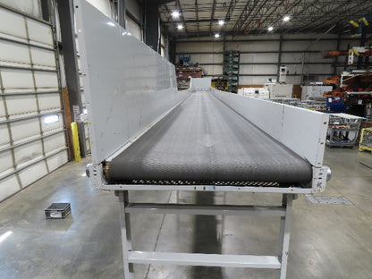 Hytrol HSS 49"x 53' Slider Bed Conveyor 47"Belt 5Hp 3PH Center Drive 140fpm