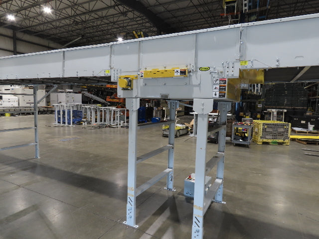 Hytrol HSS 49"x 53' Slider Bed Conveyor 47"Belt 5Hp 3PH Center Drive 140fpm