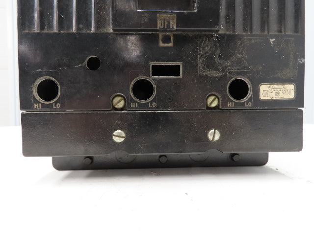 General Electric E11592 Circuit Breaker Frame 1200A 3 Pole 600VAC N.P. 185628-J