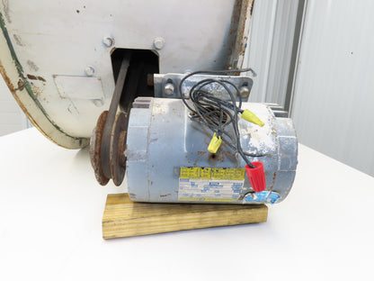 BINKS 30-1691 Tubeaxial Fan 34" Belt Drive 1-1/2Hp Motor 230/460V Intake 6 Blade