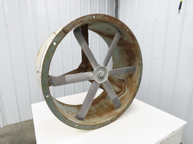 BINKS 30-1691 Tubeaxial Fan 34" Belt Drive 1-1/2Hp Motor 230/460V Intake 6 Blade