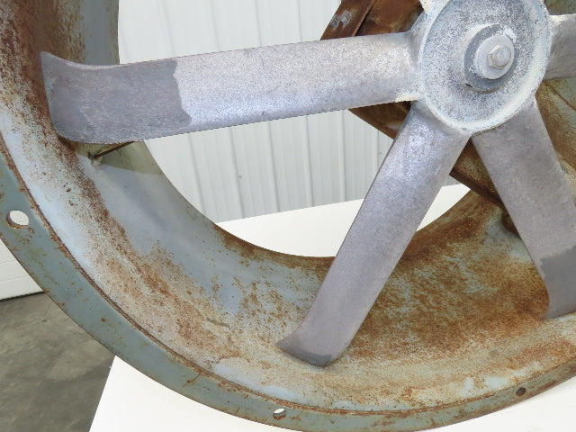 BINKS 30-1691 Tubeaxial Fan 34" Belt Drive 1-1/2Hp Motor 230/460V Intake 6 Blade