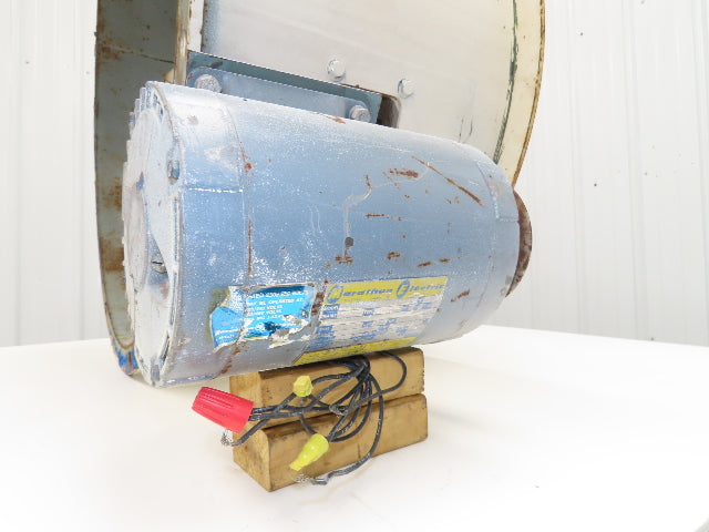 BINKS 30-1691 Tubeaxial Fan 34" Belt Drive 1-1/2Hp Motor 230/460V Intake 6 Blade