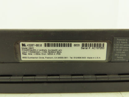 Sti 43207-0010 Light Curtain Power Supply w/Encl Duosafe AC1 115/230VAC