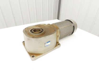 GTR Nissei FSMN-55-15-220 Gearmotor 2.2kw 220V 3PH 113rpm 15:1 Hollow Shaft