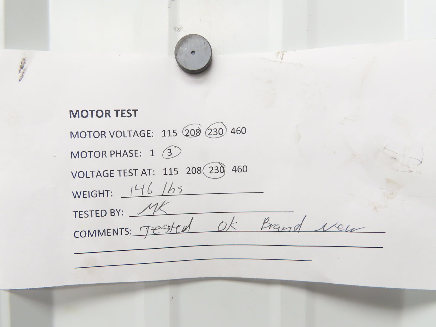 GTR Nissei FSMN-55-15-220 Gearmotor 2.2kw 220V 3PH 113rpm 15:1 Hollow Shaft