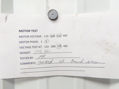 GTR Nissei FSMN-55-15-220 Gearmotor 2.2kw 220V 3PH 113rpm 15:1 Hollow Shaft