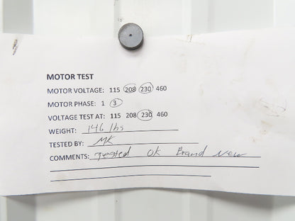 GTR Nissei FSMN-55-15-220 Gearmotor 2.2kw 220V 3PH 113rpm 15:1 Hollow Shaft