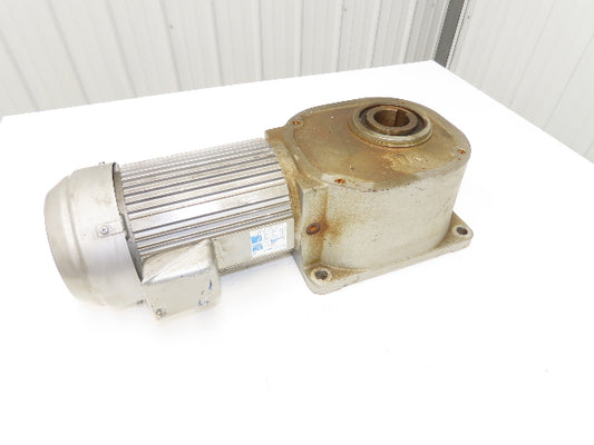 GTR Nissei FSMN-55-15-220 Gearmotor 2.2kw 220V 3PH 113rpm 15:1 Hollow Shaft