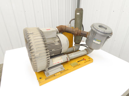 Siemens ELMO-G 2BH1 600 2" Vacuum Pump -Anver VB Suction Lifter 3.4kw 230/460V