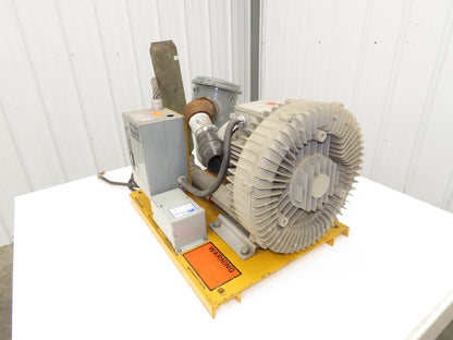 Siemens ELMO-G 2BH1 600 2" Vacuum Pump -Anver VB Suction Lifter 3.4kw 230/460V