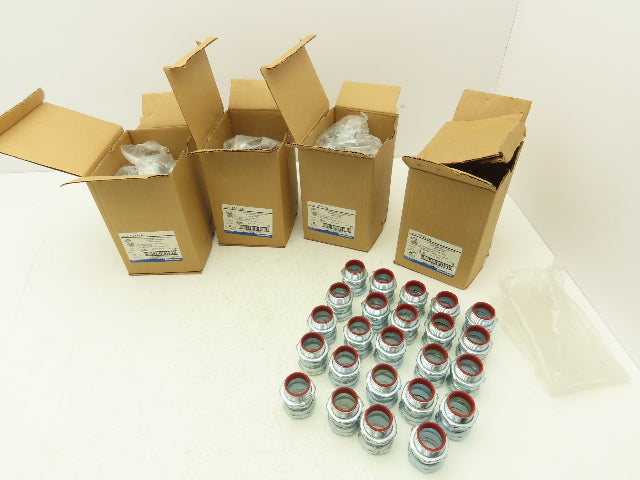 TC713A Steel City 1" EMT Conduit Compression Connector Insulated Lot of 99