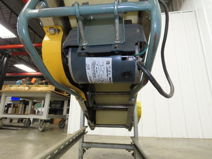 Hytrol 12"x 5' 11" Slider Bed Incline Belt Conveyor .5Hp 115V 1PH End Drive