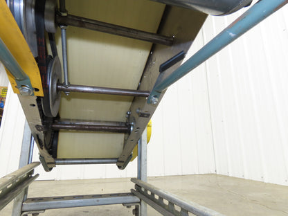 Hytrol 12"x 5' 11" Slider Bed Incline Belt Conveyor .5Hp 115V 1PH End Drive