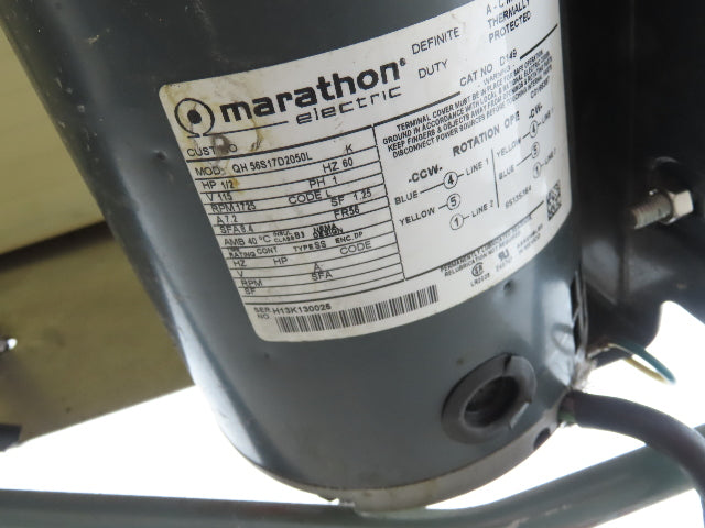 Hytrol 12"x 5' 11" Slider Bed Incline Belt Conveyor .5Hp 115V 1PH End Drive