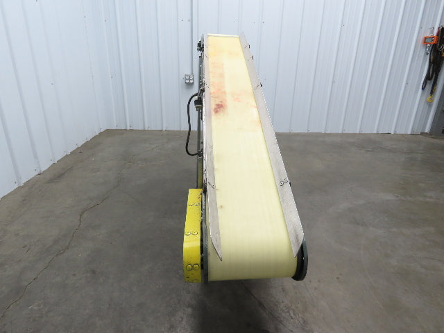 Hytrol 12"x 5' 11" Slider Bed Incline Belt Conveyor .5Hp 115V 1PH End Drive