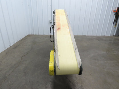Hytrol 12"x 5' 11" Slider Bed Incline Belt Conveyor .5Hp 115V 1PH End Drive