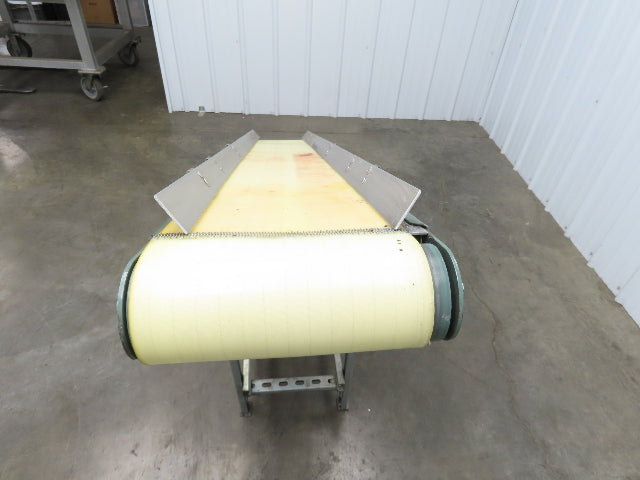 Hytrol 12"x 5' 11" Slider Bed Incline Belt Conveyor .5Hp 115V 1PH End Drive