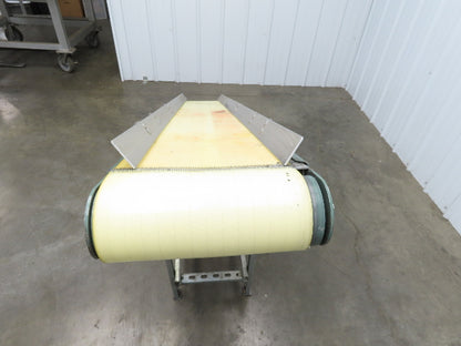 Hytrol 12"x 5' 11" Slider Bed Incline Belt Conveyor .5Hp 115V 1PH End Drive
