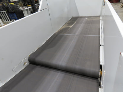 Hytrol HSSHD 43"x 40' Flat to Incline Belt Conveyor 3Hp 3PH Center Drive 168fpm