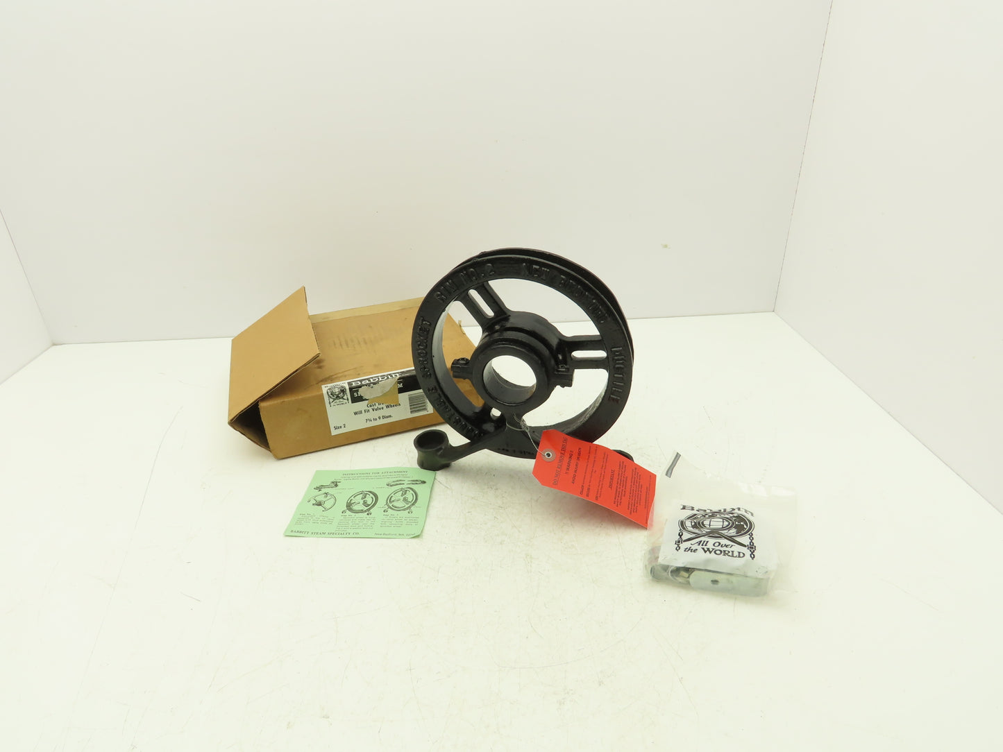 Babbitt No. 2 Rim Sprocket Chain Wheel Manual Valve Operator W/Guide