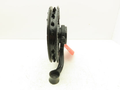 Babbitt No. 2 Rim Sprocket Chain Wheel Manual Valve Operator W/Guide