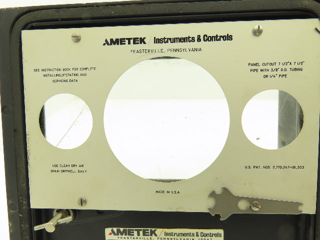Ametek Instruments & Controls 11KB1201-3150AW Pressure Controller 220psi 0/200PB
