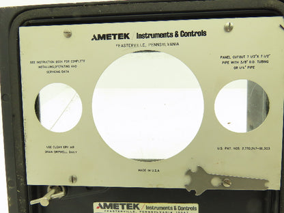 Ametek Instruments & Controls 11KB1201-3150AW Pressure Controller 220psi 0/200PB