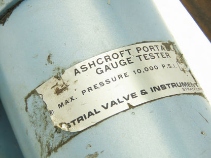 Ashcroft Dresser Portable Gauge Tester 10000 PSI 1/2" NPT Ports