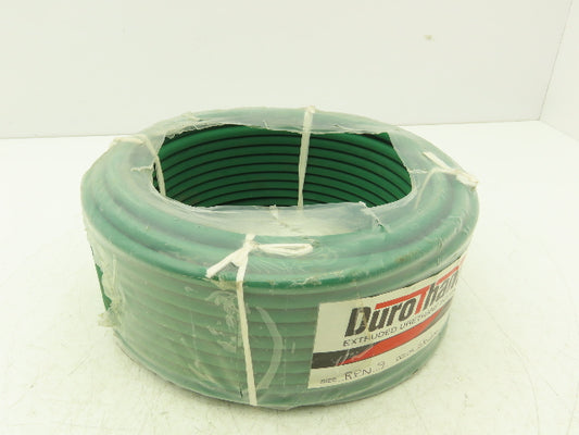 BDH Durothane 9mm Solid Green Rough Round Urethane Conveyor Belt 100' Roll RPN9