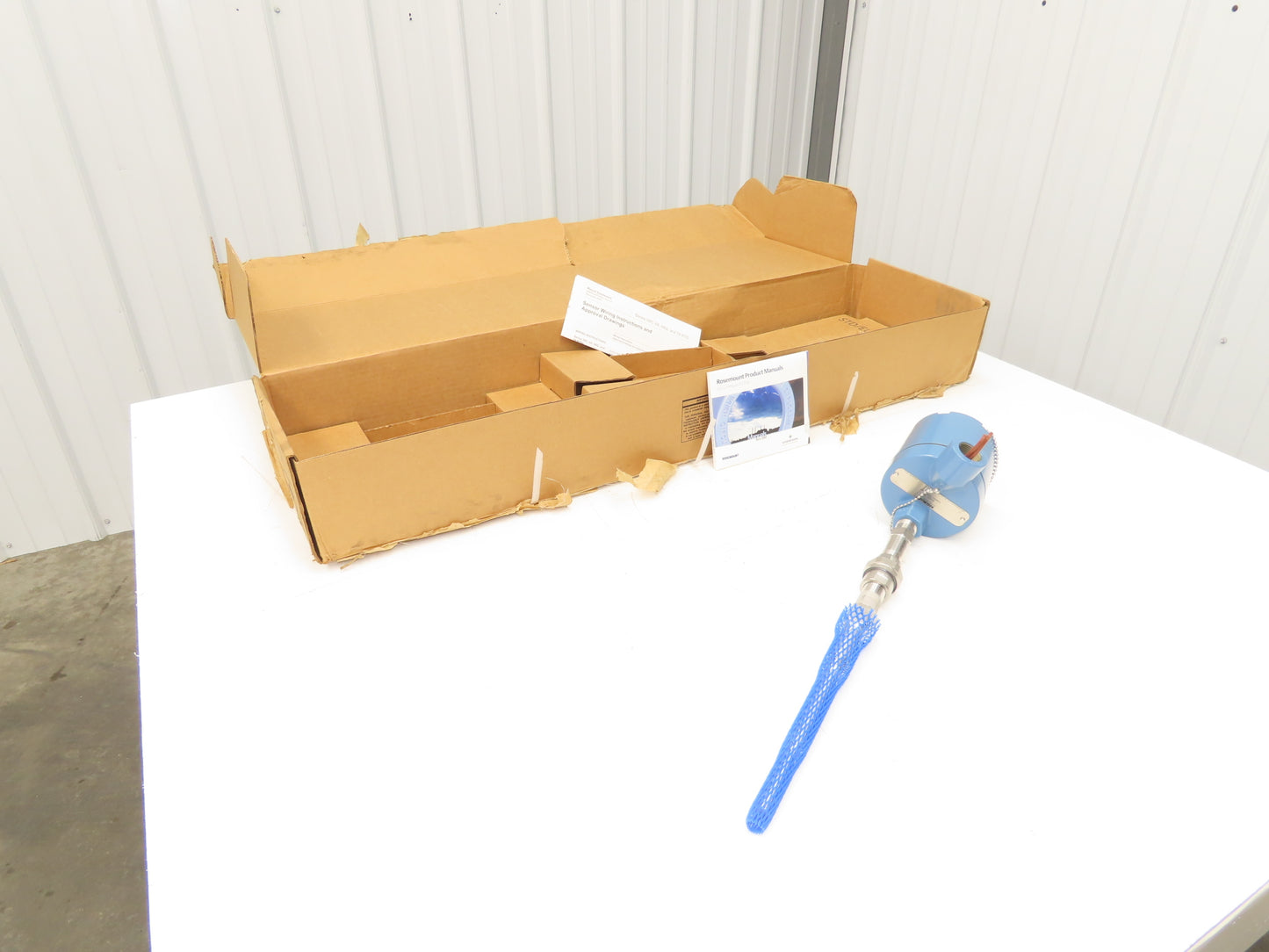 Rosemount 0183L22K2C30A060T20 Thermocouple 9" Probe Temperature Sensor 1/2" NPT