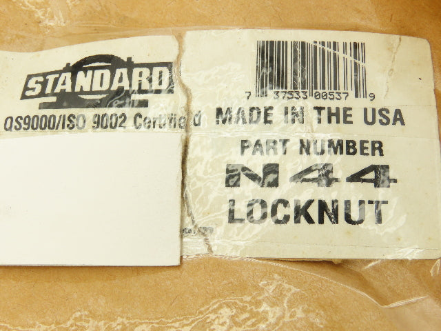 Standard N44 Bearing Locknut 8.628-8" Thread Size 11" OD 9.843" Face 1-1/4" W