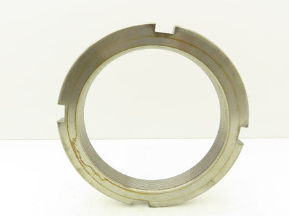 Standard N44 Bearing Locknut 8.628-8" Thread Size 11" OD 9.843" Face 1-1/4" W