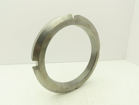 Standard N44 Bearing Locknut 8.628-8" Thread Size 11" OD 9.843" Face 1-1/4" W