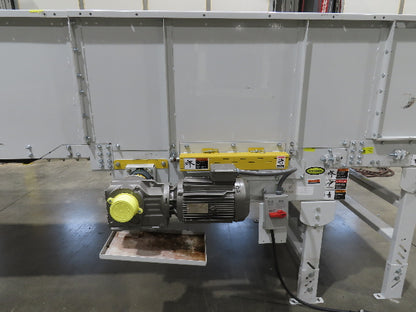 Hytrol HSS 43"x 17' 6" Slider Bed Conveyor 41" Belt 3Hp 3PH Center Drive 160fpm