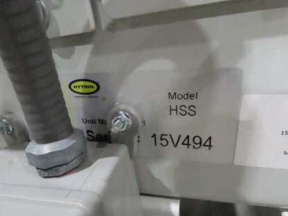 Hytrol HSS 43"x 17' 6" Slider Bed Conveyor 41" Belt 3Hp 3PH Center Drive 160fpm