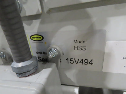 Hytrol HSS 43"x 17' 6" Slider Bed Conveyor 41" Belt 3Hp 3PH Center Drive 160fpm