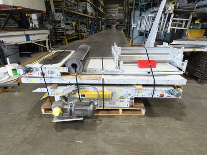 Hytrol HSS 43"x 17' 6" Slider Bed Conveyor 41" Belt 3Hp 3PH Center Drive 160fpm