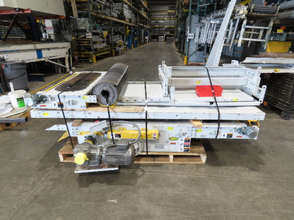 Hytrol HSS 43"x 17' 6" Slider Bed Conveyor 41" Belt 3Hp 3PH Center Drive 160fpm