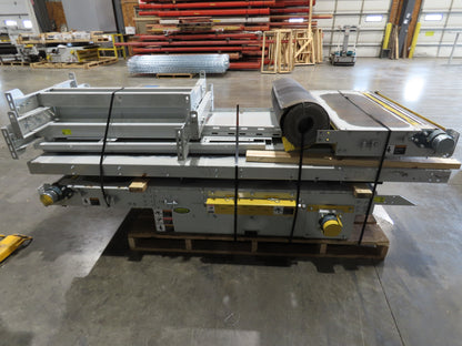 Hytrol HSS 43"x 17' 6" Slider Bed Conveyor 41" Belt 3Hp 3PH Center Drive 160fpm