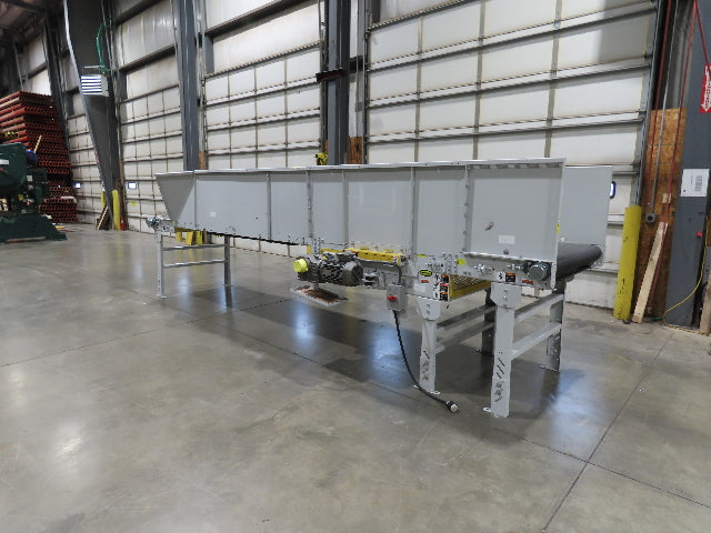 Hytrol HSS 43"x 17' 6" Slider Bed Conveyor 41" Belt 3Hp 3PH Center Drive 160fpm