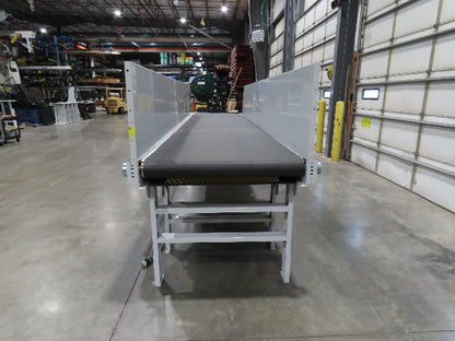 Hytrol HSS 43"x 17' 6" Slider Bed Conveyor 41" Belt 3Hp 3PH Center Drive 160fpm