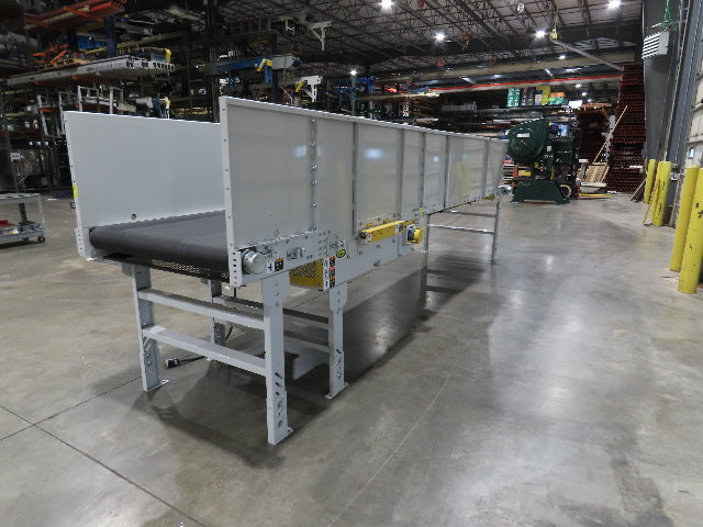 Hytrol HSS 43"x 17' 6" Slider Bed Conveyor 41" Belt 3Hp 3PH Center Drive 160fpm