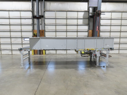 Hytrol HSS 43"x 17' 6" Slider Bed Conveyor 41" Belt 3Hp 3PH Center Drive 160fpm