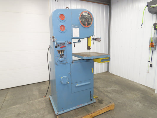 Doall 1612-1 Contourmatic 16" Vertical Bandsaw 1-1/2Hp 230V 3Ph Blade Welder
